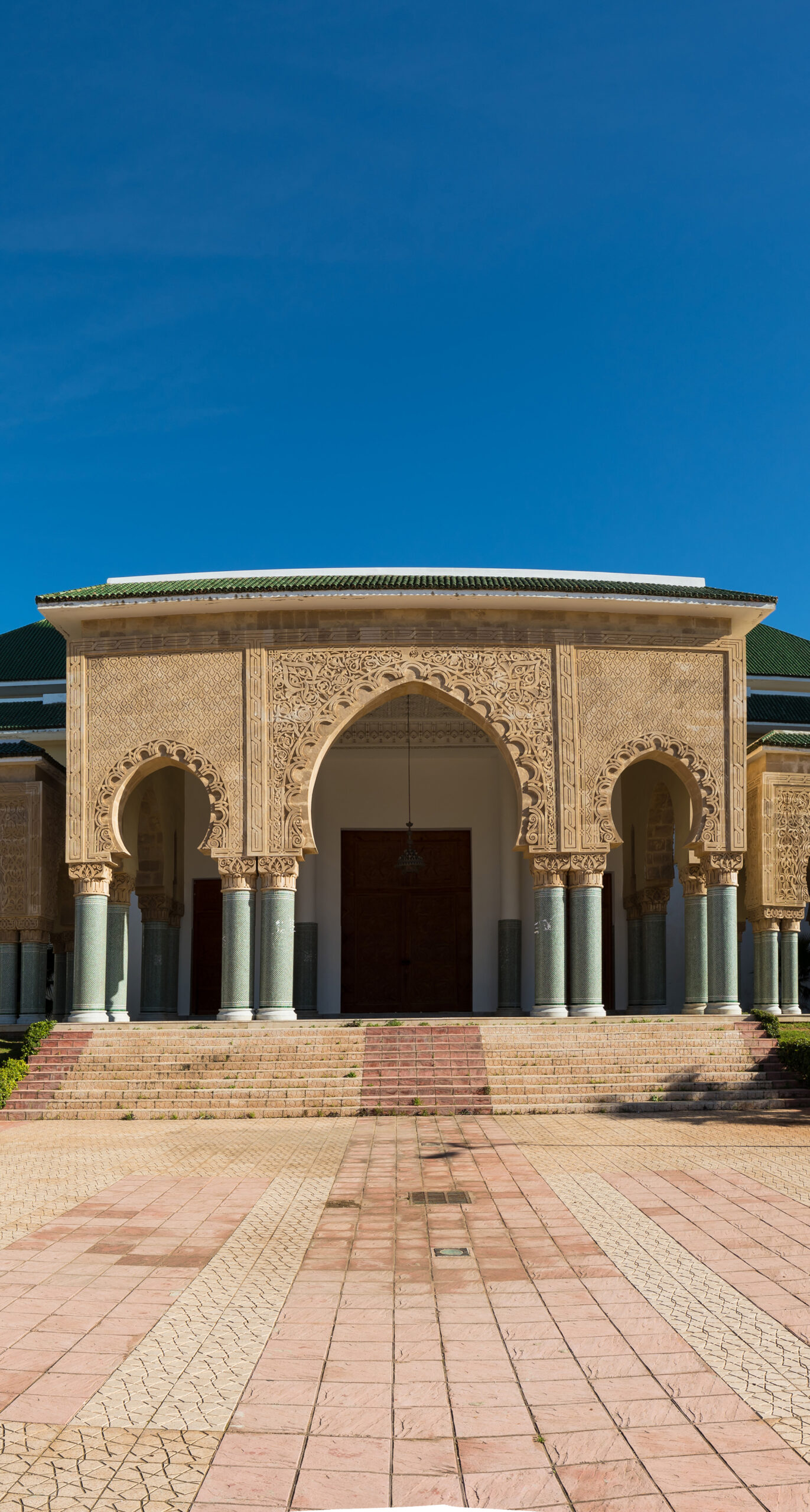 Traditional and typical moroccan architectural details. Mosque i